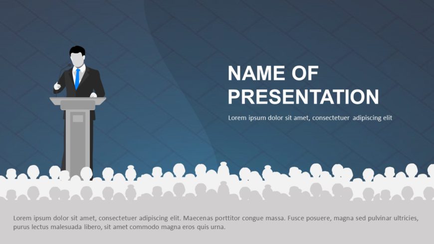 Speaker PowerPoint Template