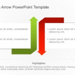 Up And Down Arrow PowerPoint Template & Google Slides Theme