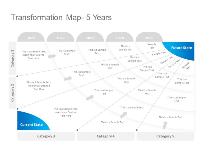 5 Year Plan PowerPoint Template & Google Slides Theme