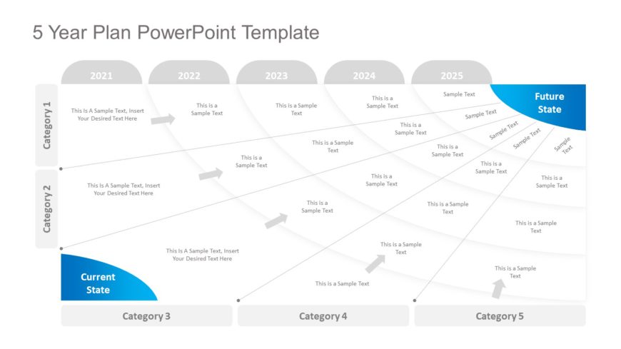 5 Year Plan PowerPoint Template