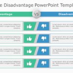 Advantage Disadvantage PowerPoint Template & Google Slides Theme