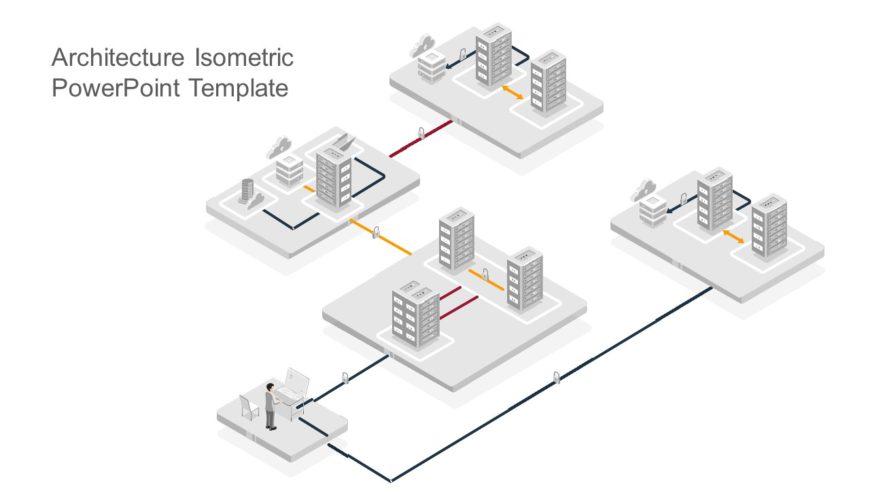 Architecture Isometric PowerPoint Template