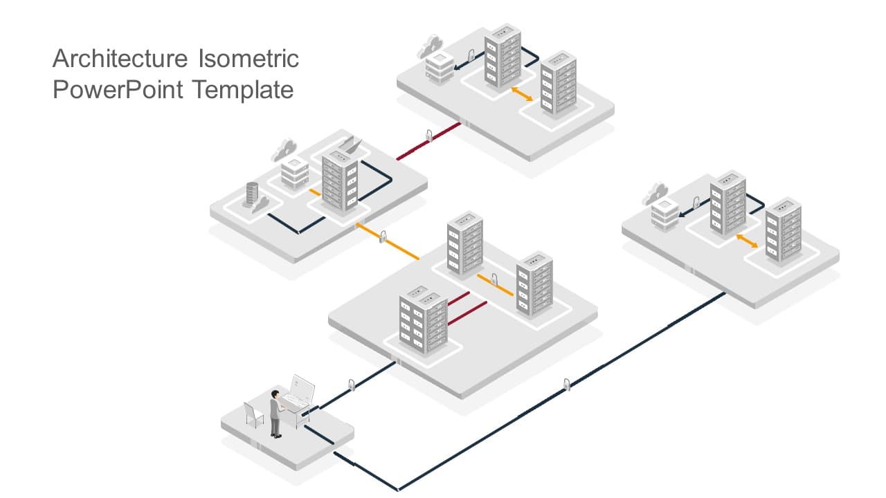 Architecture Isometric PowerPoint Template & Google Slides Theme