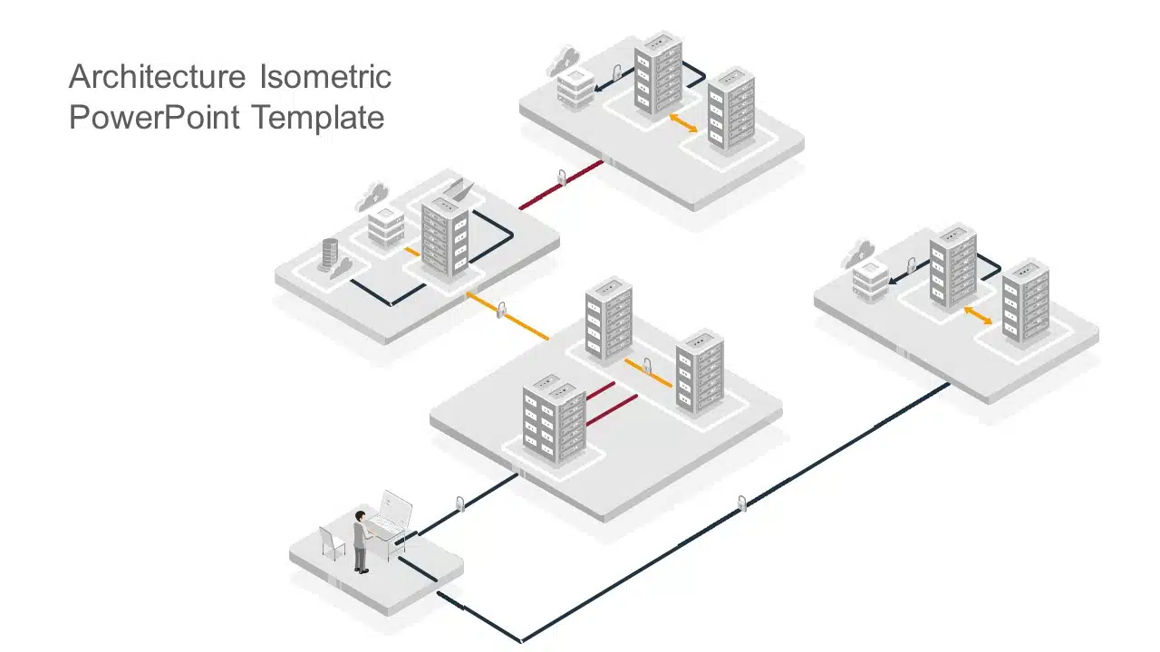 Architecture Isometric PowerPoint Template & Google Slides Theme