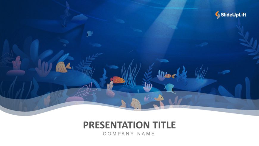 Blue Cover PowerPoint Template