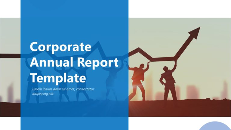 Corporate Annual Report PowerPoint Template & Google Slides Theme