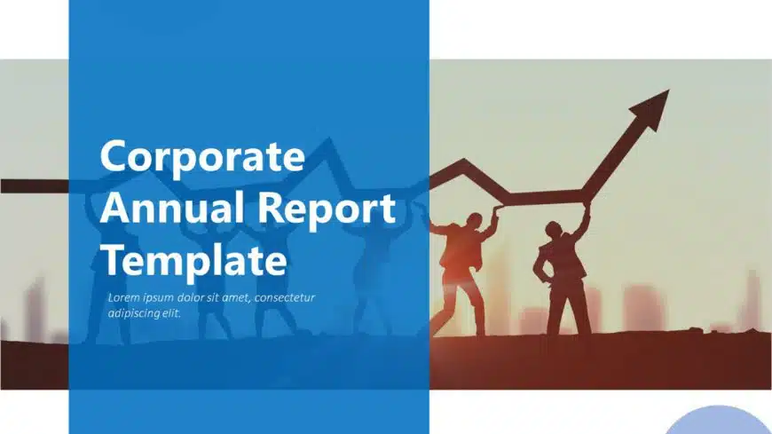 Corporate Annual Report PowerPoint Template