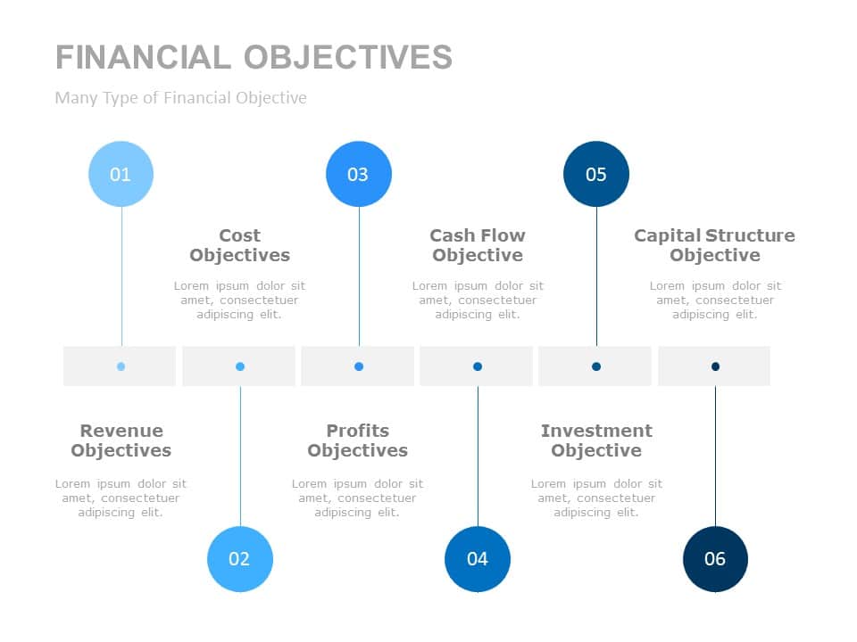 Financial Objectives & Goals PowerPoint Template & Google Slides Theme