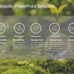 Green Sustainability PowerPoint Template & Google Slides Theme