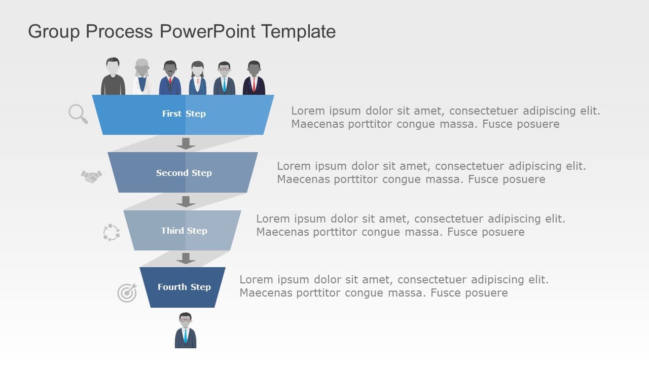 Group Process 1 PowerPoint Template & Google Slides Theme