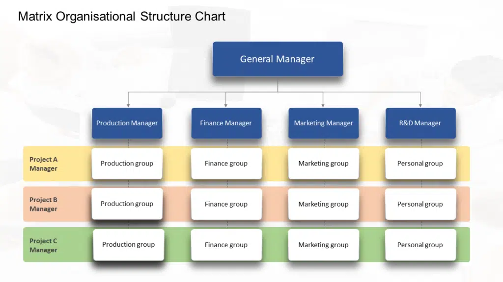 Matrix Organizational Chart