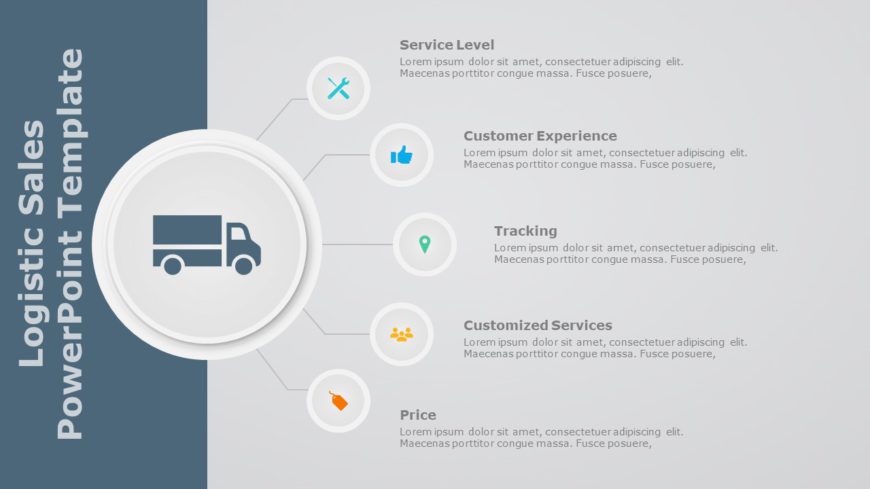 Logistic Sales PowerPoint Template