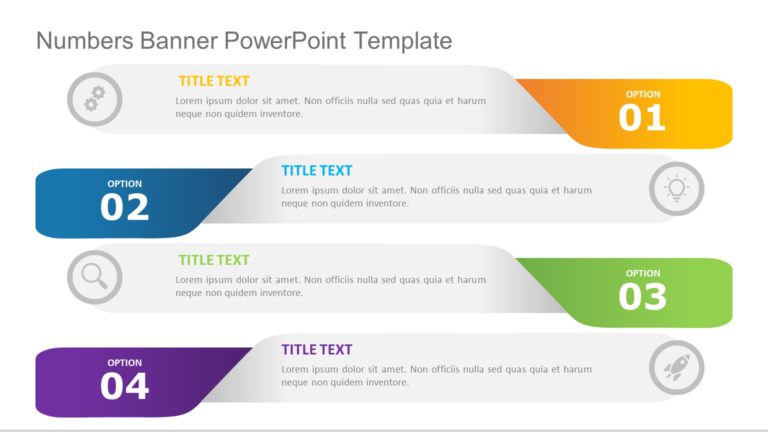 Numbers Banner PowerPoint Template & Google Slides Theme