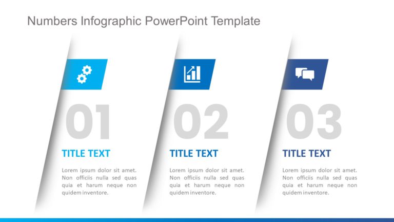 Numbers Infographic PowerPoint Template & Google Slides Theme