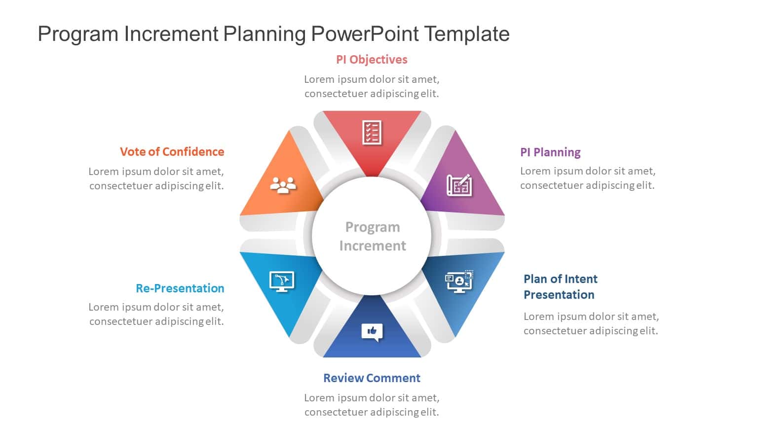 Program Increment Planning PowerPoint Template & Google Slides Theme