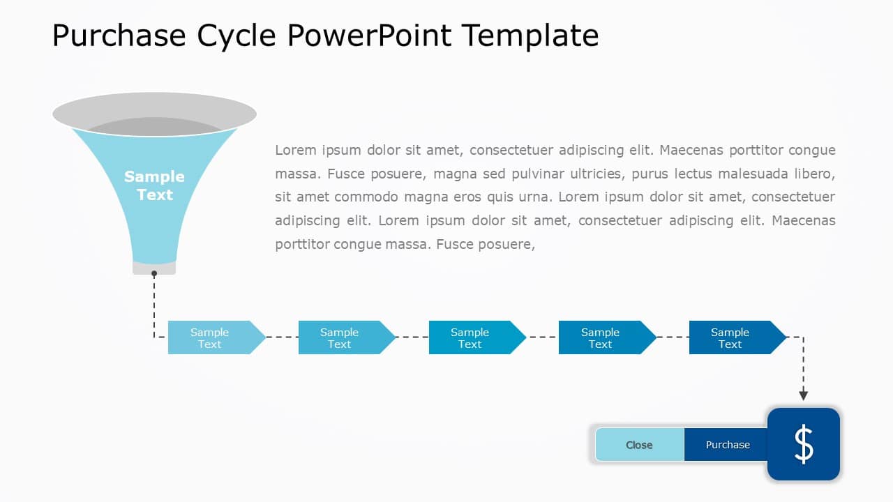 Purchase Cycle PowerPoint Template & Google Slides Theme