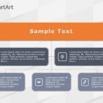 SmartArt Hierarchy Org Chart 5 Steps & Google Slides Theme