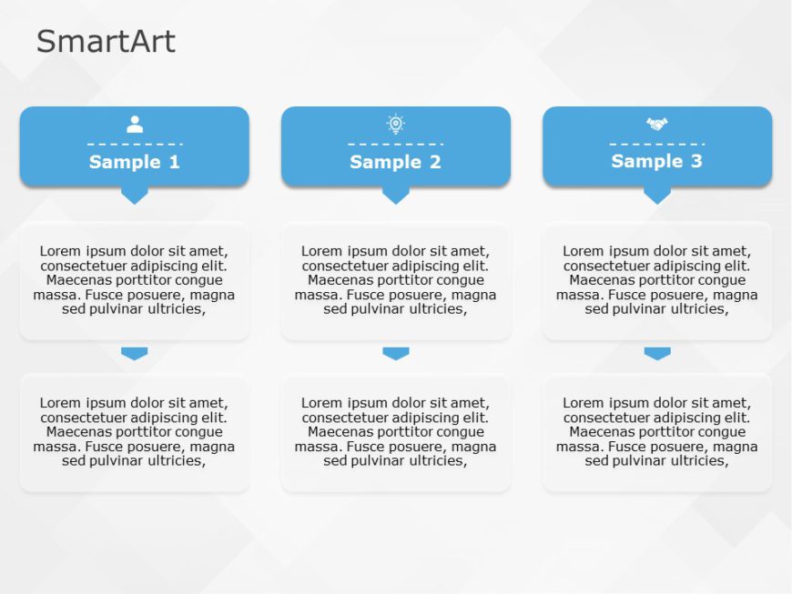 SmartArt List Process List 3 Steps