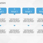 SmartArt List Process List 4 Steps & Google Slides Theme