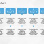 SmartArt List Process List 5 Steps & Google Slides Theme