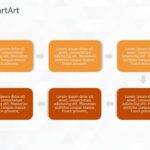 SmartArt Process Bending Process 2 Steps & Google Slides Theme