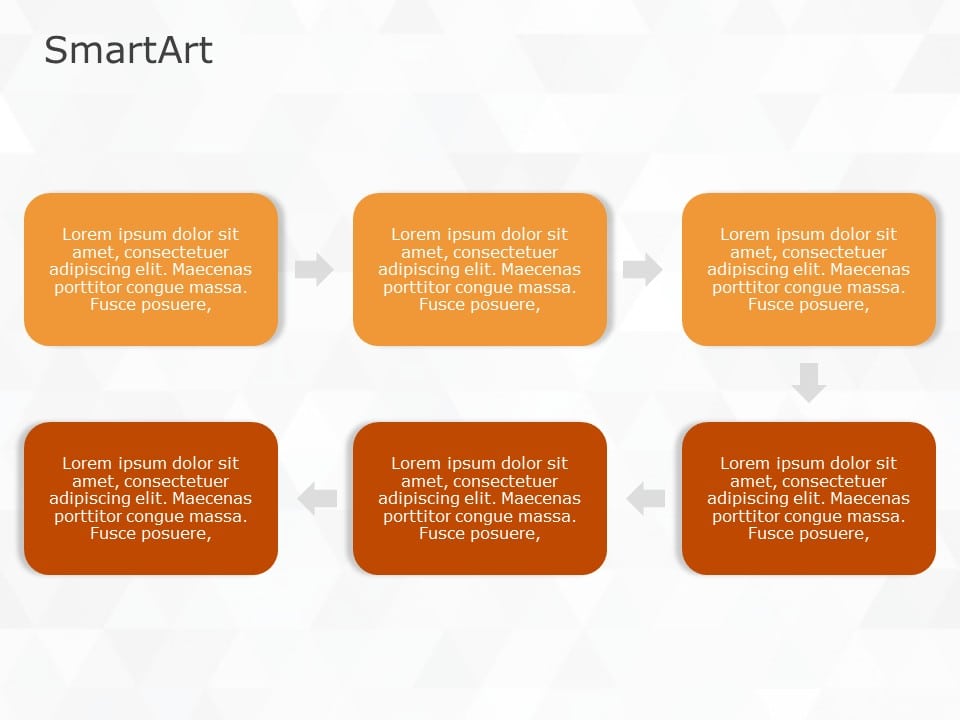 SmartArt Process Bending Process 2 Steps & Google Slides Theme