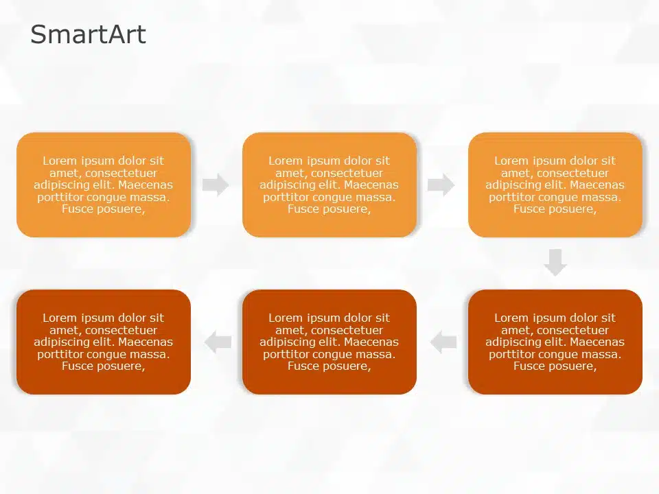 SmartArt Process Bending Process 2 Steps & Google Slides Theme