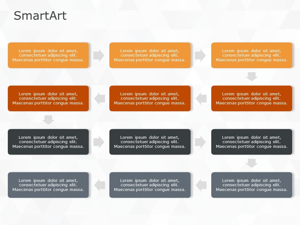 Smart Chart Process Basic Design SmartArt Process Bending Process 4 Steps
