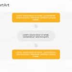 SmartArt Process Circular Bending 1 Steps & Google Slides Theme