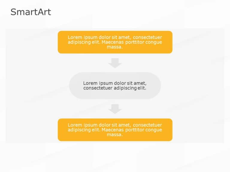 SmartArt Process Circular Bending 1 Steps & Google Slides Theme