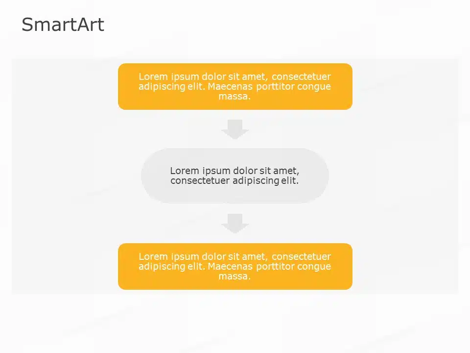 SmartArt Process Circular Bending 1 Steps & Google Slides Theme