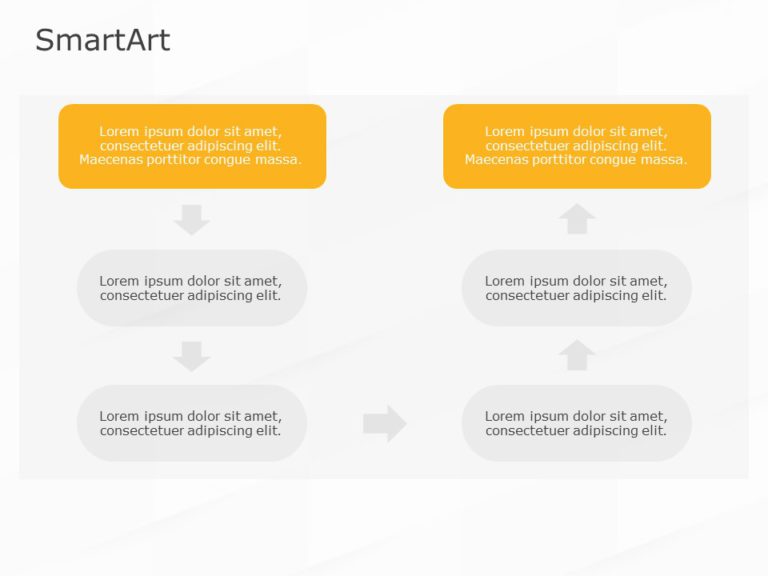 SmartArt Process Circular Bending 2 Steps & Google Slides Theme
