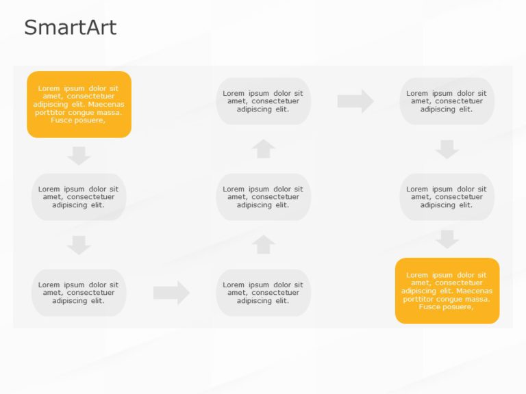 SmartArt Process Circular Bending 3 Steps