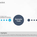 SmartArt Process Converging Text 1 Steps & Google Slides Theme