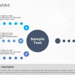 SmartArt Process Converging Text 3 Steps & Google Slides Theme