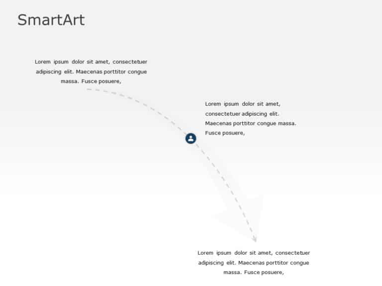 SmartArt Process Descending Process 1 Steps & Google Slides Theme