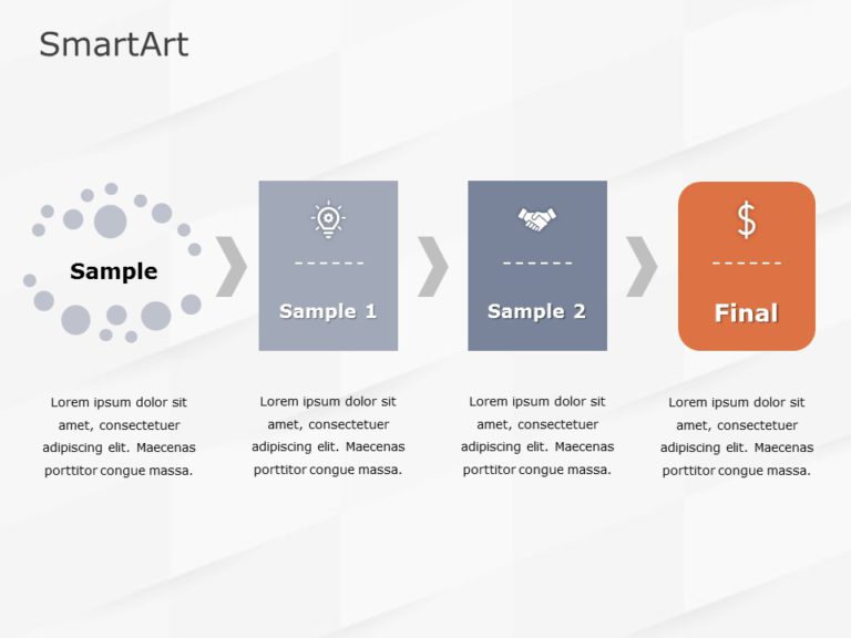 SmartArt Process Result Process 2 Steps