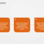 SmartArt Process Reverse Bending 1 Steps & Google Slides Theme