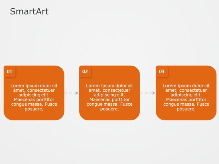 SmartArt Process Reverse Bending 1 Steps & Google Slides Theme
