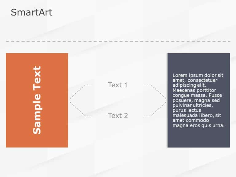 SmartArt Process Sub Process 1 Steps & Google Slides Theme