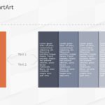 SmartArt Process Sub Process 4 Steps & Google Slides Theme