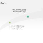 SmartArt Process Upward Process 2 Steps & Google Slides Theme