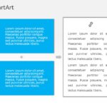 SmartArt Process Vertical Equation 2 Steps & Google Slides Theme