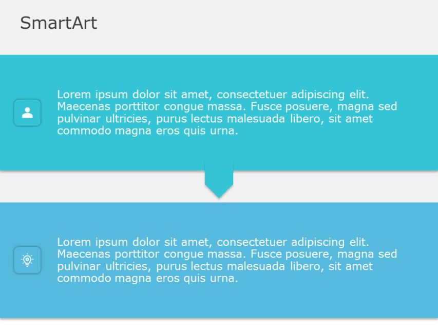 Smartart Process Vertical Process 2 Steps 