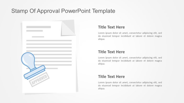 Stamp of Approval 01 PowerPoint Template & Google Slides Theme