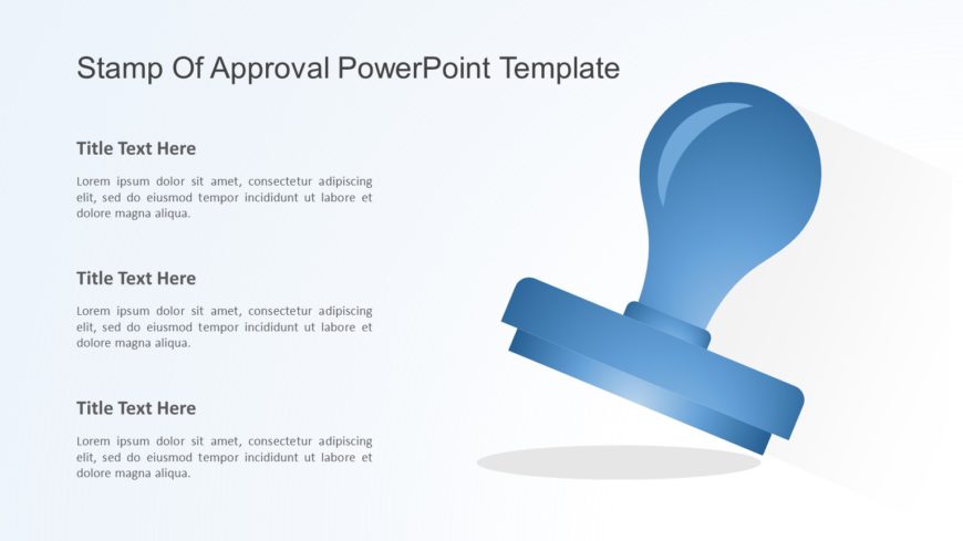 Stamp Of Approval PowerPoint Template