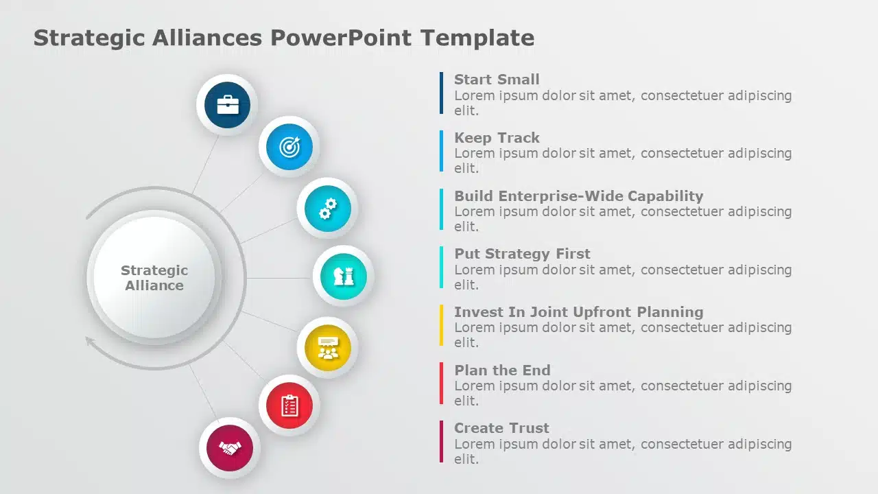 Strategic Alliances PowerPoint Template & Google Slides Theme