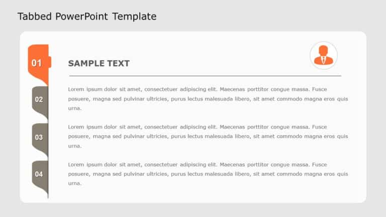 Tabbed PowerPoint Template & Google Slides Theme