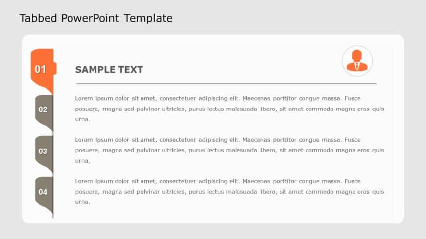 Tabbed PowerPoint Template