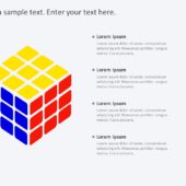 Animated 3D Rubik Cube PowerPoint Template | SlideUpLift
